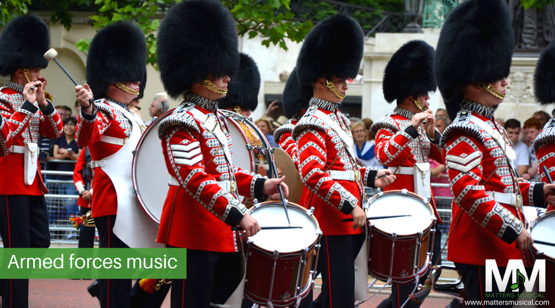 Military marching bands, trumpeters and swing bands for hire